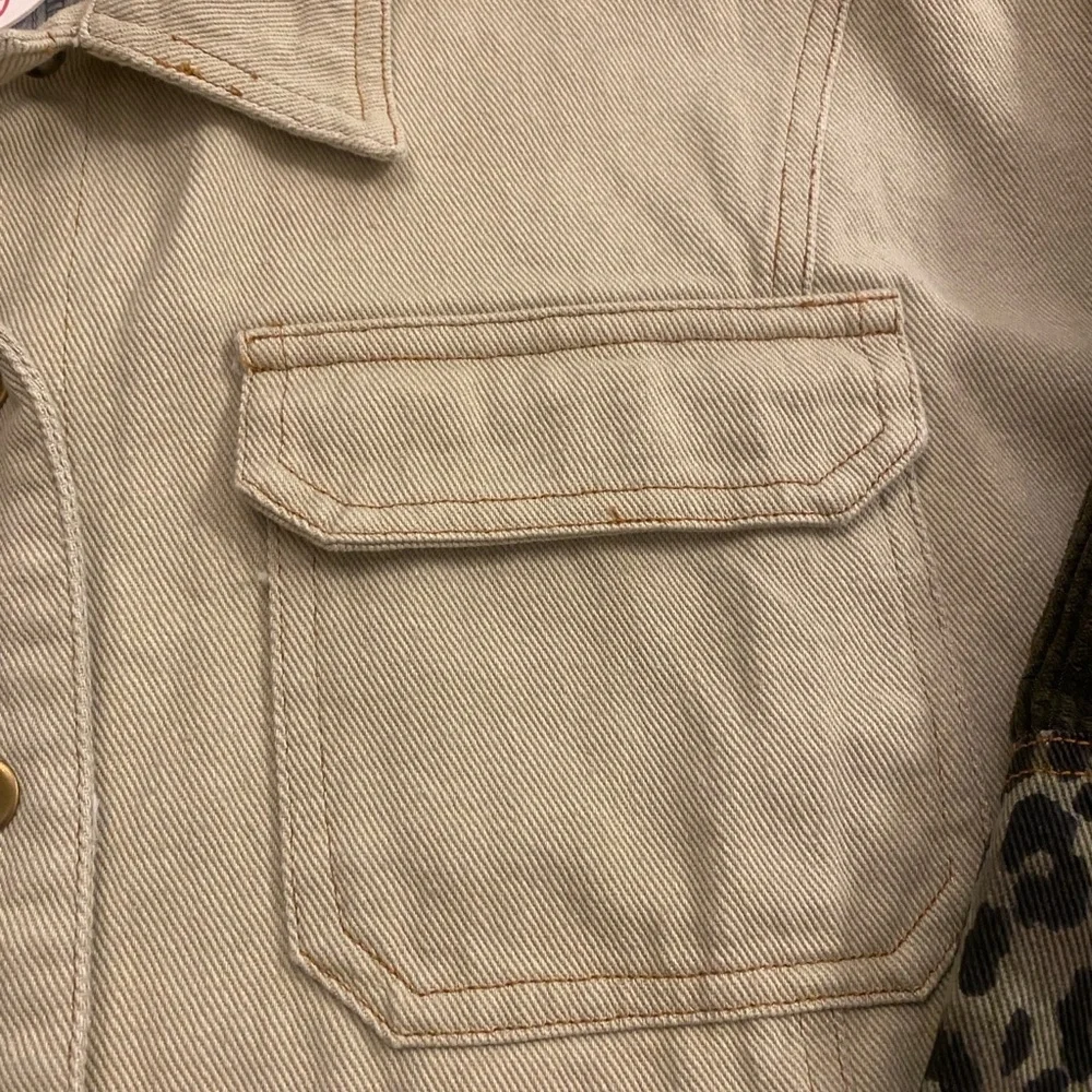 Umgee Women’s Oversized Shacket Denim Corduroy Cotton Top New Size S-M